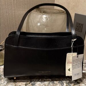 Divina Firenze Black Shoulder Bag